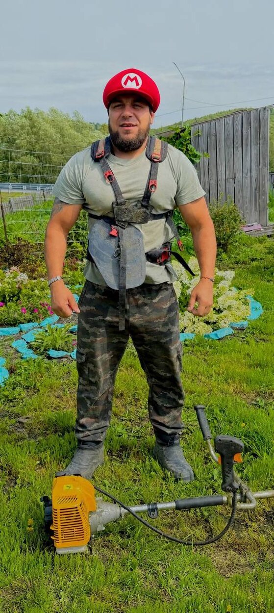 В огороде